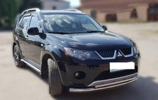 Mitsubishi Outlander 2006-2012 Front Bull Bar ST014 (Stainless Steel) d60/42 photo 3