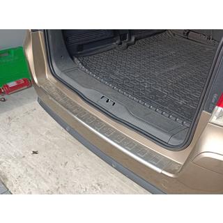 Rear Bumper Protector OmsaLine (Stainless Steel) Opel Zafira B 2005–2011 photo 2