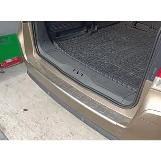 Rear Bumper Protector OmsaLine (Stainless Steel) Opel Zafira B 2005–2011 photo 2