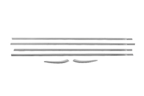Peugeot 301 2012- Stainless Steel Window Trim 4 pcs, Carmos (without vent window) photo 3