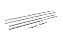 Peugeot 301 2012- Stainless Steel Window Trim 4 pcs, Carmos (without vent window) photo 12