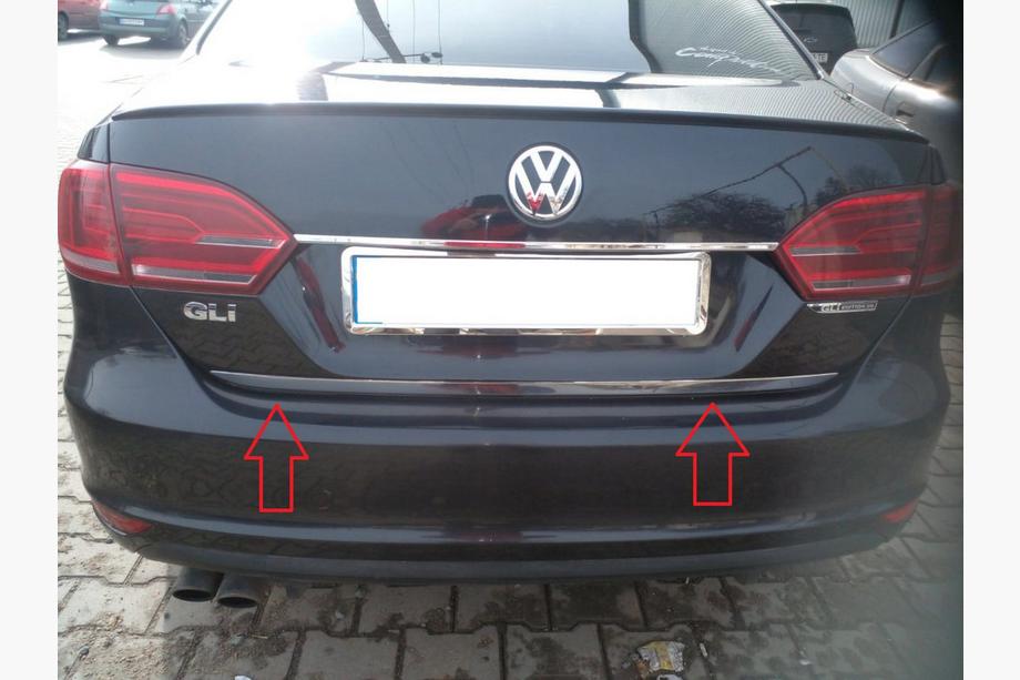 Volkswagen Jetta 2011-2018 Trunk trim stainless steel 2011-2014 Image