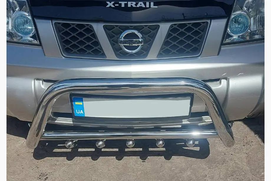 Nissan X-trail T30 2002-2007 Bull Bar QT006 (Stainless Steel) Image