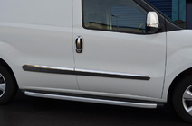 Opel Combo 2012-2018 Chrome Door Handle Covers and Trims (8 pcs, Stainless Steel) OmsaLine - Italian Stainless Steel photo 2