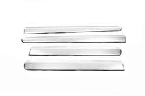 Opel Combo 2012-2018 Door Mouldings Stainless Steel (4 pcs) OmsaLine - Italian Stainless Steel photo 4