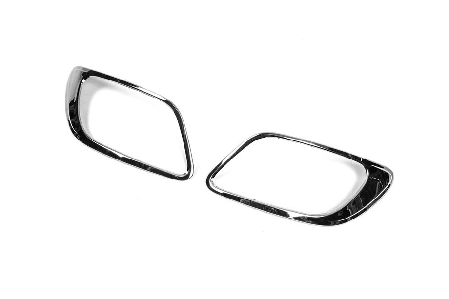 Renault Fluence 2009-2016 Fog Light Trims (2013↗, 2 pcs, stainless steel) Photo 2