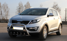 Kia Sportage 2010-2015 Bull Bar WT004 Stainless Steel photo 3