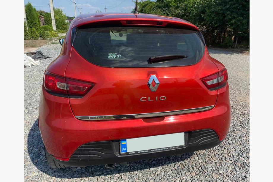 Renault Clio IV 2012-2019 Trunk trim (HB, stainless steel) Image