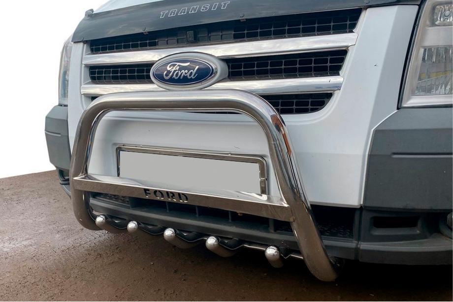 Ford Transit 2000–2014 Bull Bar WT004 Stainless Steel Image