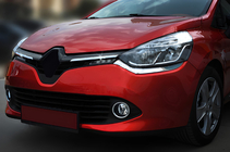 Renault Clio IV 2012-2019 Grille Trim Covers OmsaLine (2 pcs, Stainless Steel) photo 1