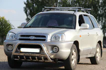 Hyundai Santa Fe 1 2000-2006 Bull Bar WT004 Stainless Steel photo 1