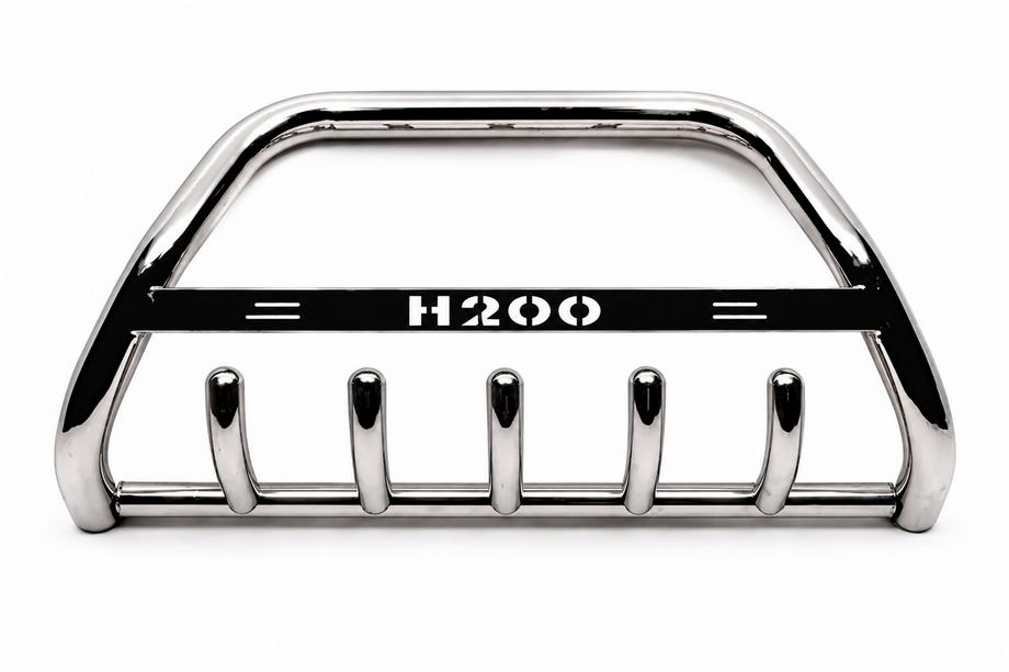 Hyundai H200, H1, Starex 1998-2007 Bull Bar WT004 Stainless Steel Photo 1