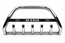 Hyundai H300, H1, Starex 2008-2020 Bull Bar WT004 Stainless Steel photo 2