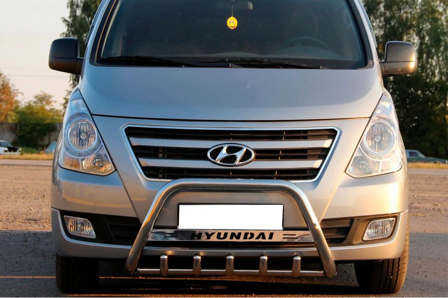 Hyundai H300, H1, Starex 2008-2020 Bull Bar WT004 Stainless Steel Image
