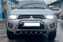 Mitsubishi L200 2006-2015 Bull Bar WT004 Stainless Steel photo 2