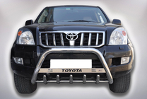 Toyota Land Cruiser Prado 120 2002-2009 Bull Bar WT004 Stainless Steel photo 1