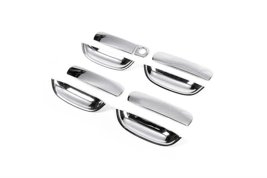 Audi A6 C5 2001-2004 Chrome Door Handle and Bowl Covers (8 pcs, ABS) Image