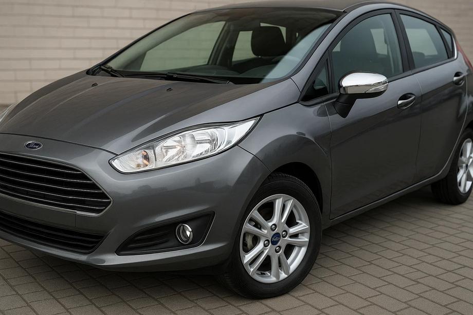Ford Fiesta 2008-2017 Chrome Mirror Covers (2 pcs) Carmos - Turkish Stainless Steel Image