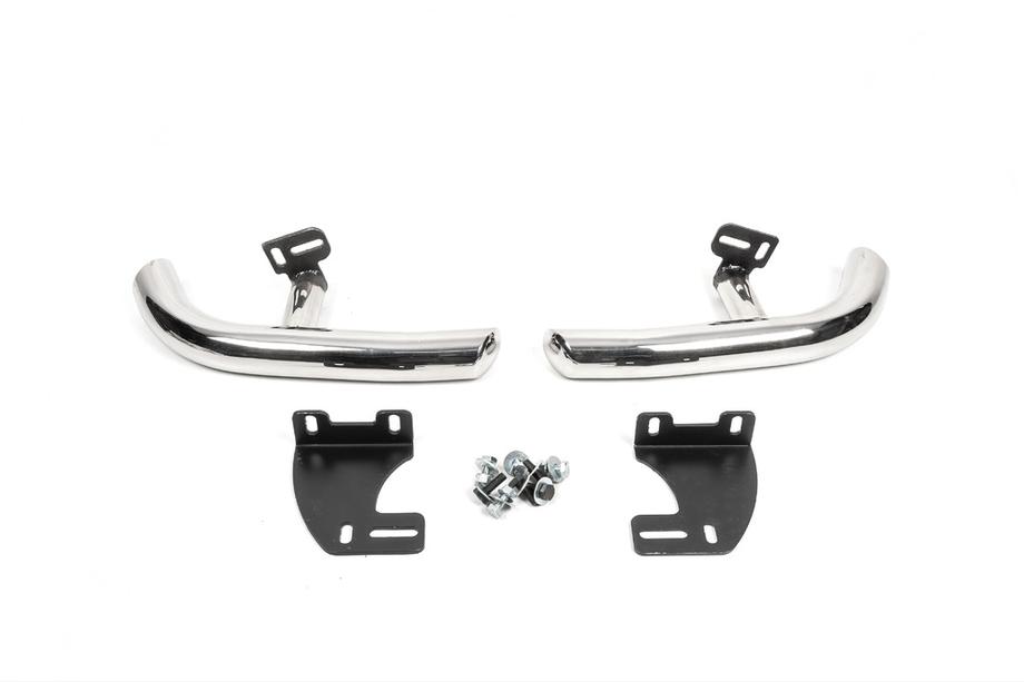 Hyundai Santa Fe 2 2006-2012 Rear Corner Bars AK003 (2 pcs, stainless steel) Image