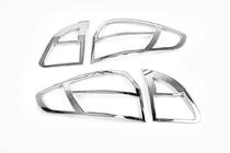 Ford Fiesta 2008-2017 Chrome Tail Light Covers (2 pcs, plastic) photo 2