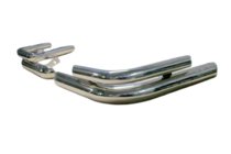 Chery Tiggo 3 2005- Rear double corner bars AK003-double (2 pcs, stainless steel) photo 2
