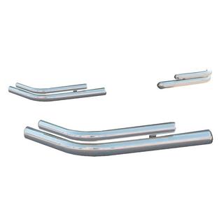 Rear double corner bars AK003-double (2 pcs, stainless steel)