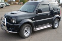 Suzuki Jimny 1998-2018 Bull Bar QT007-Exclusive (with lettering, stainless steel) photo 6