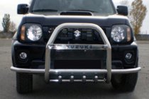 Suzuki Jimny 1998-2018 Bull Bar QT007-Exclusive (with lettering, stainless steel) photo 5
