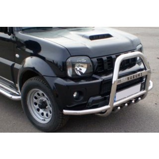 Bull Bar QT007-Exclusive (with lettering, stainless steel) photo 4