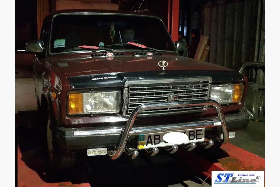 VAZ 2107 1982-2012 Bull Bar WT003 (42mm, Stainless Steel) Photo 3