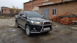 Toyota Hilux 2015- Front Bull Bar F1-59 (Stainless Steel) photo 2