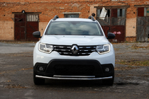 Dacia Duster 2018-2024 Front Bar F3-10 (Stainless Steel) photo 2