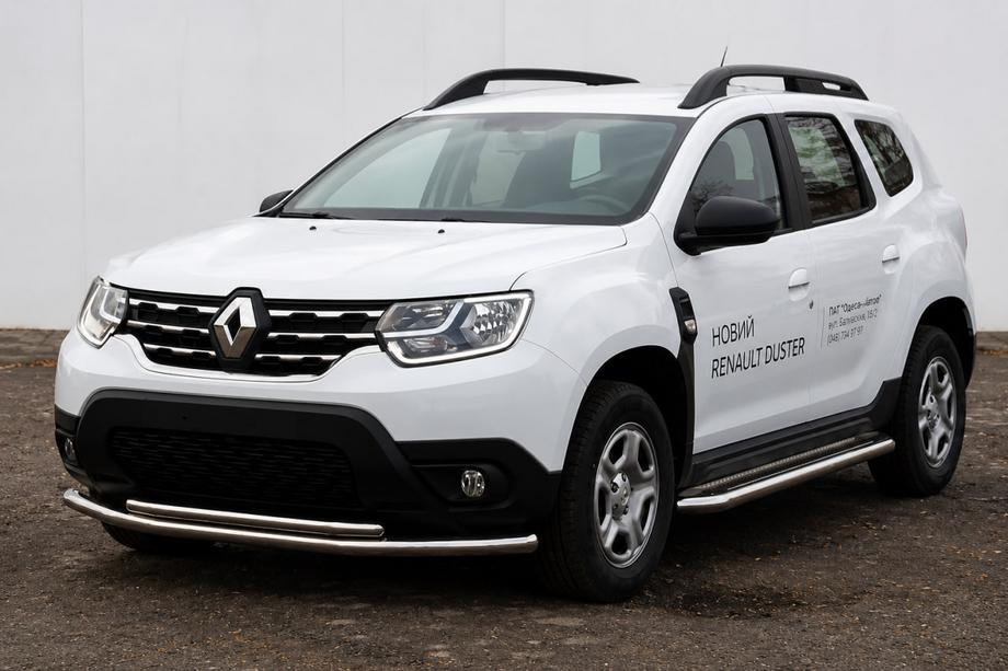 Dacia Duster 2018-2024 Front Bar F3-10 (Stainless Steel) Image