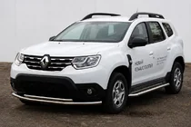 Renault Duster 2018-2024 Front Bar F3-10 (Stainless Steel) photo 1