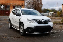Renault Duster 2018-2024 Front Bar F3-10 (Stainless Steel) photo 3