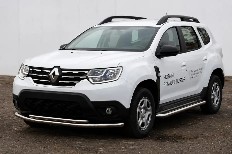 Renault Duster 2018-2024 Front Bar F3-10 (Stainless Steel) Image