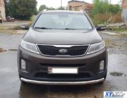 Kia Sorento II XM 2009-2014 Front Bar ST008 (2013-2015, Stainless Steel) photo 3