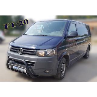 Bull Bar WT003 Black Stainless Steel Volkswagen T5 2010-2015 photo 2