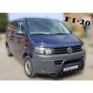 Bull Bar WT003 Black Stainless Steel Volkswagen T5 2010-2015 photo 3