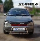 Lada Kalina 2004-2011 Bull bar WT003 (60 mm, stainless steel) photo 2