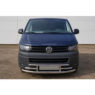 Front bumper guard F3-42 (stainless steel) photo 1
