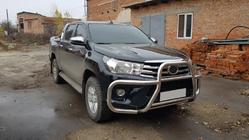 Toyota Hilux 2015- Front Bull Bar F1-58 (Stainless Steel) photo 2