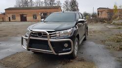 Toyota Hilux 2015- Front Bull Bar F1-58 (Stainless Steel) photo 3
