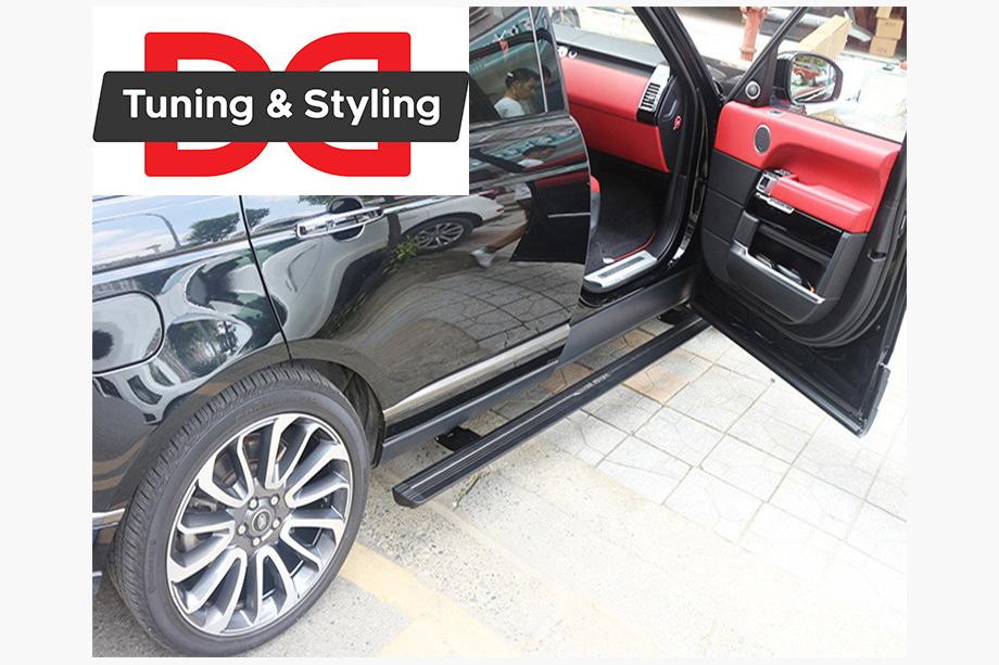 Range Rover Evoque 2012-2018 Side steps with retractable mechanism (2 pcs, aluminum) Photo 3