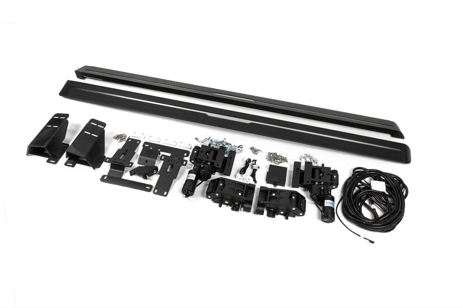 Land Rover Discovery III 2004–2009 Side steps with retractable mechanism (2 pcs, aluminum) Image