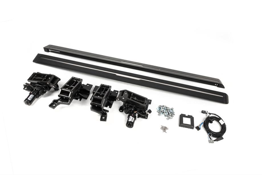 Land Rover Discovery V 2017- Side steps with retractable mechanism (2 pcs, aluminum) Image
