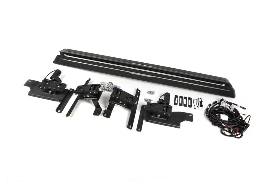 Land Rover Discovery Sport 2014- Side steps with retractable mechanism (2 pcs, aluminum) Image