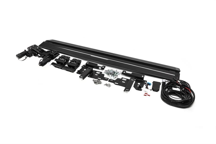 Side steps with sliding mechanism 185cm x 12cm (2 pcs, aluminum) Image