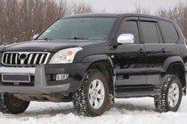Toyota Land Cruiser Prado 120 2002-2009 Window Deflectors (4 pcs, HIC) photo 5