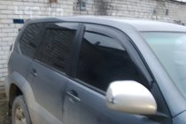 Toyota Land Cruiser Prado 120 2002-2009 Window Deflectors (4 pcs, HIC) photo 11